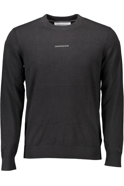 Black Cotton Sweater