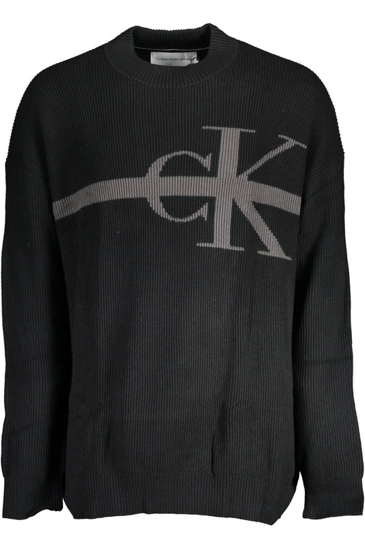 Black Cotton Sweater