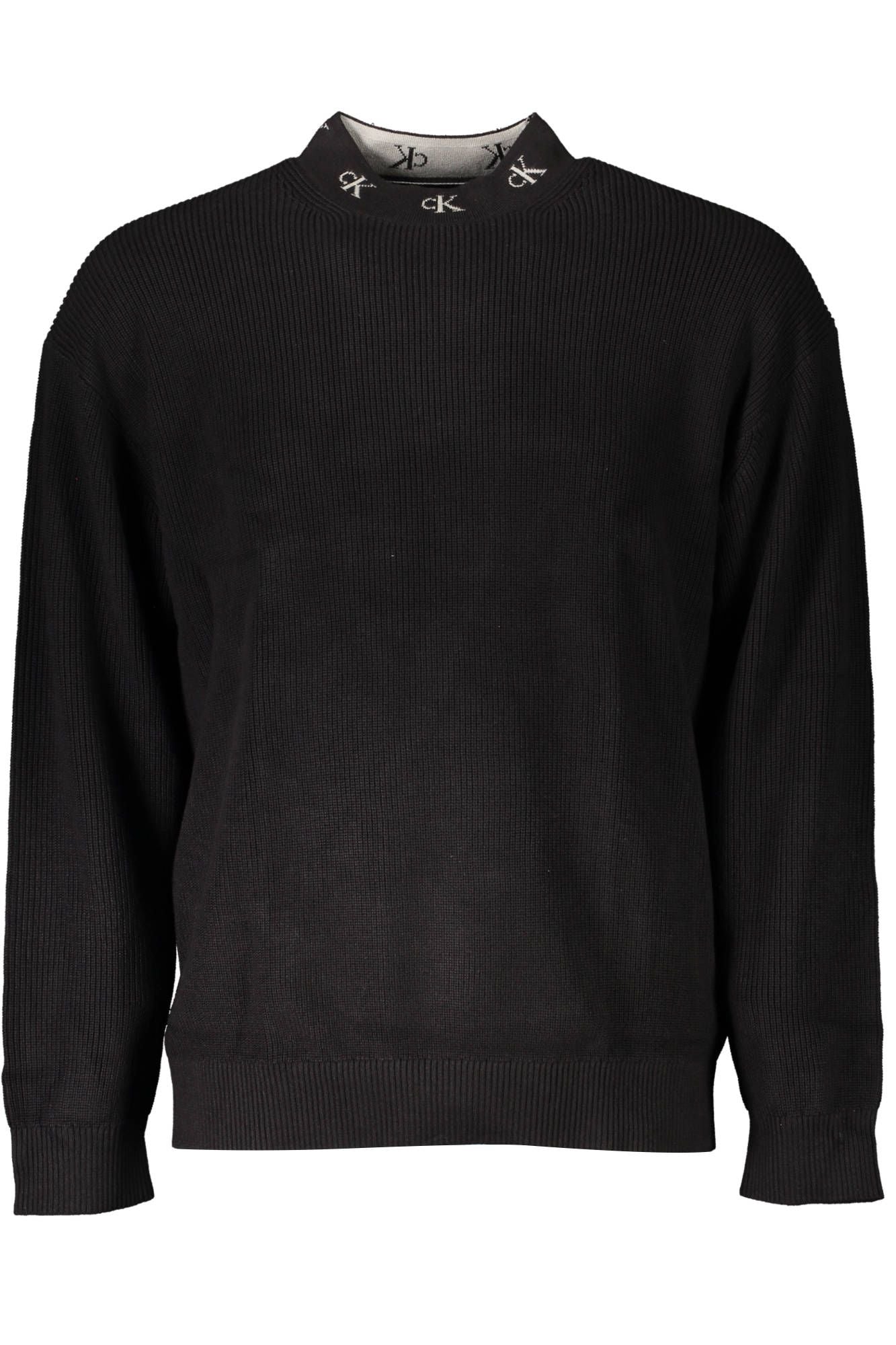 Black Cotton Sweater