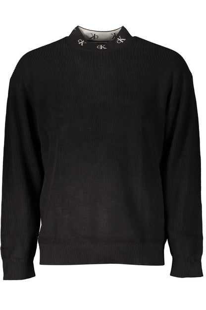 Black Cotton Sweater