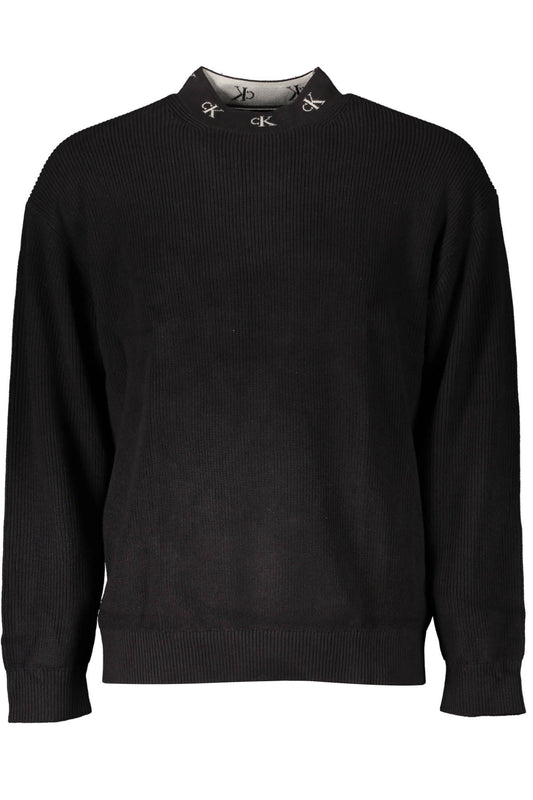 Black Cotton Sweater