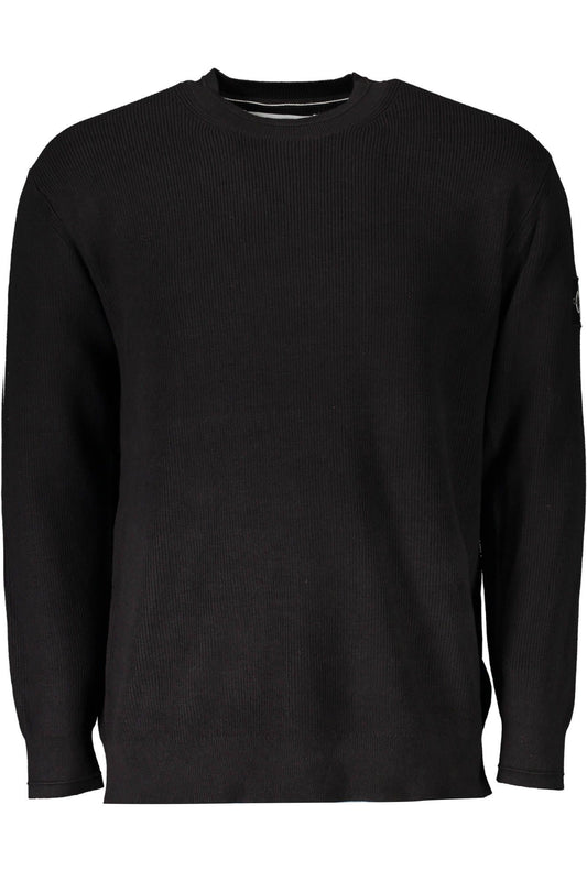 Black Cotton Sweater