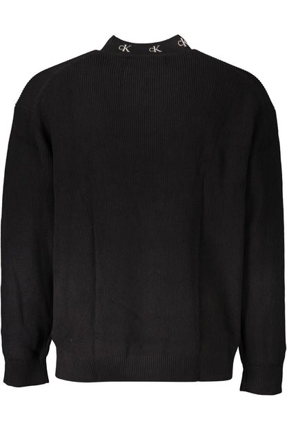 Black Cotton Sweater