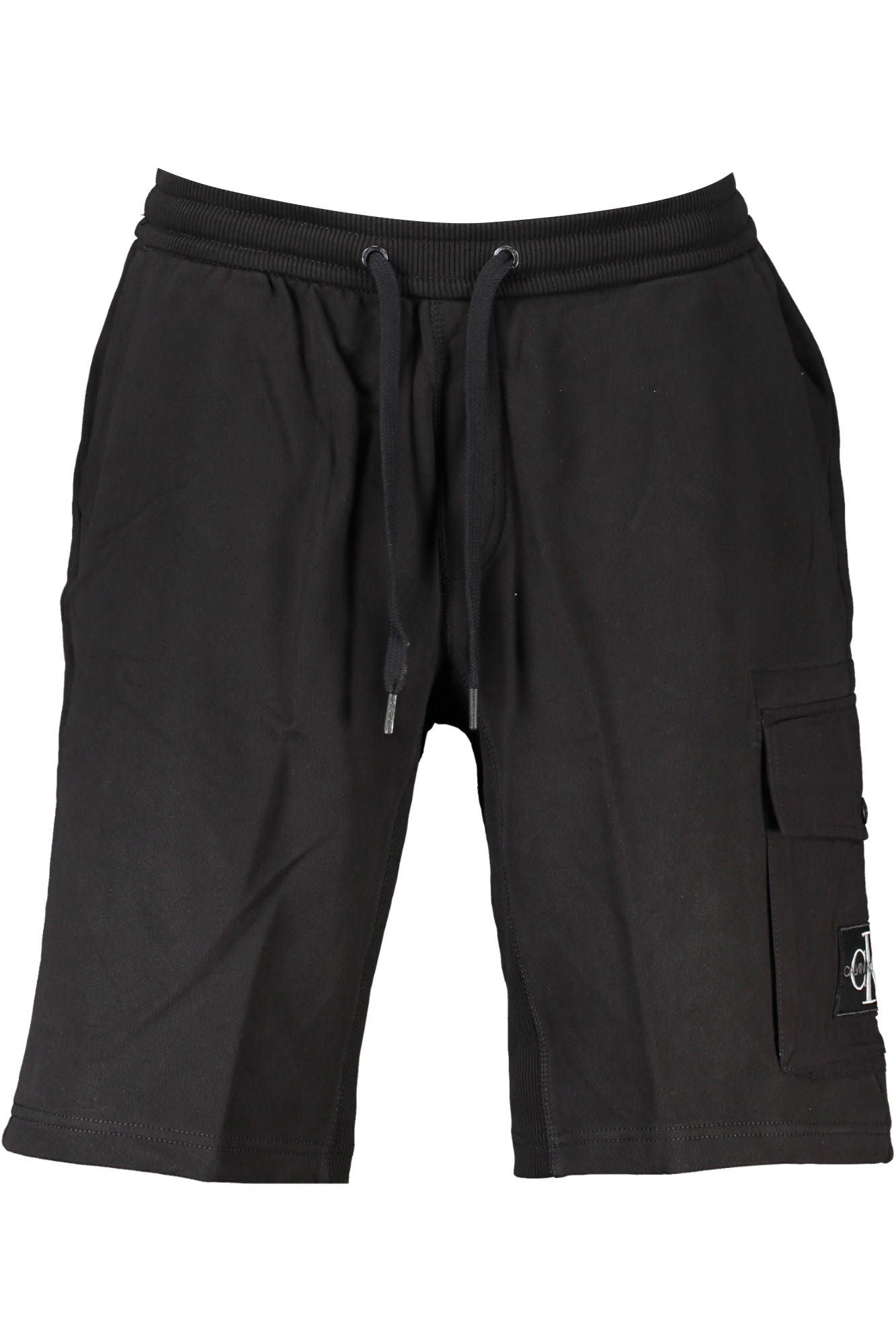 Black Cotton Jeans & Pant
