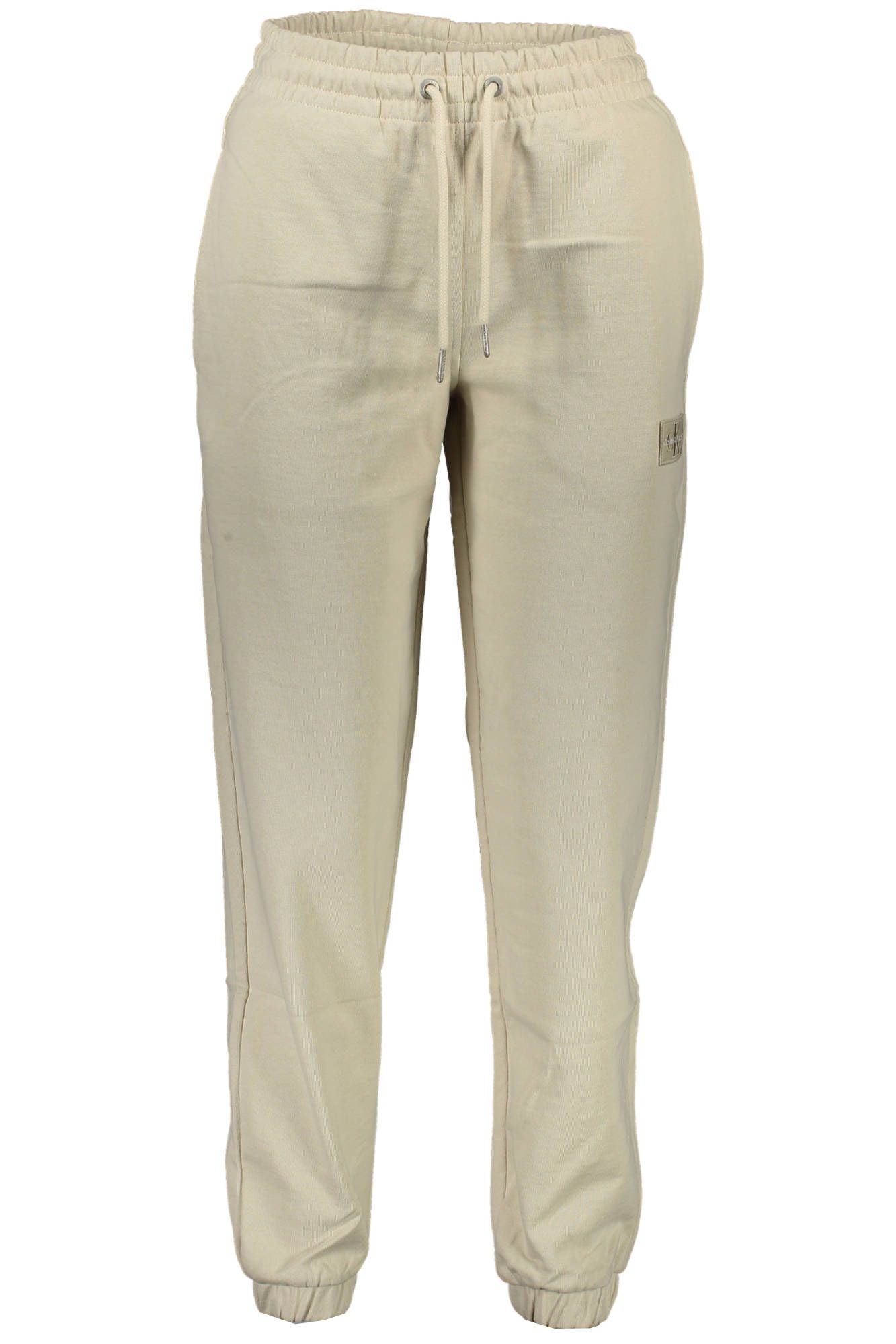 Beige Cotton Jeans & Pant