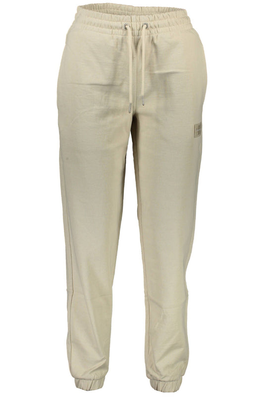 Beige Cotton Jeans & Pant