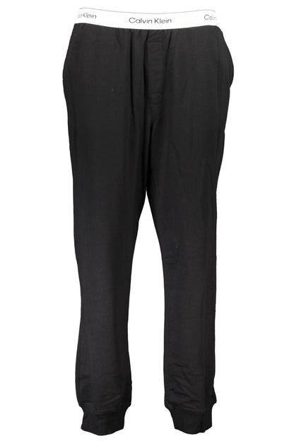 Black Cotton Jeans & Pant