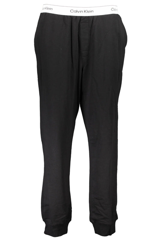 Black Cotton Jeans & Pant
