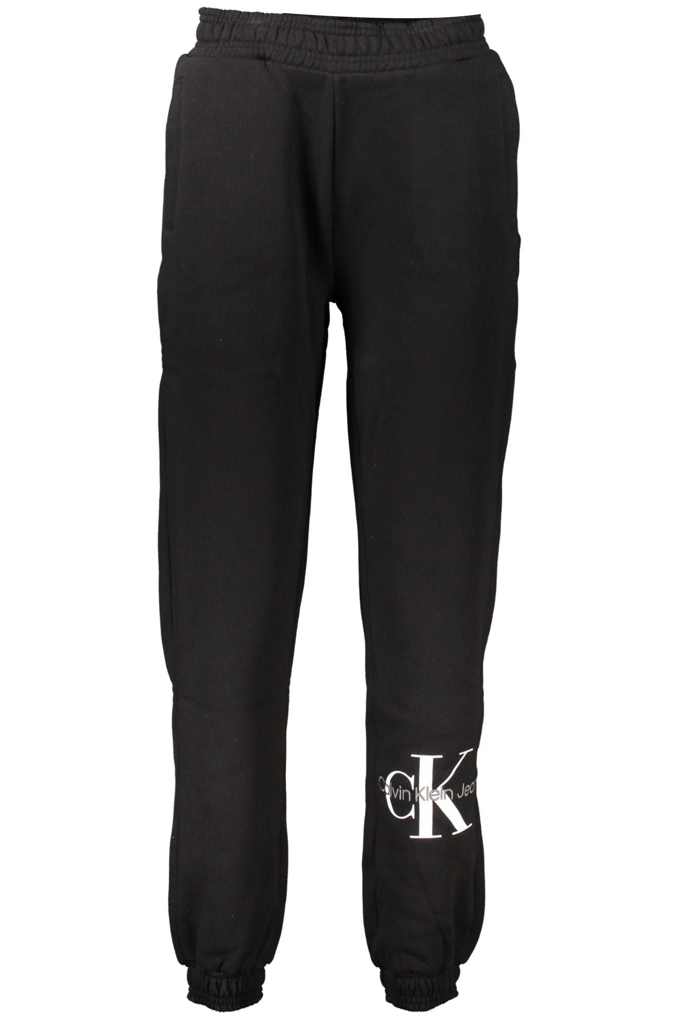 Black Cotton Jeans & Pant