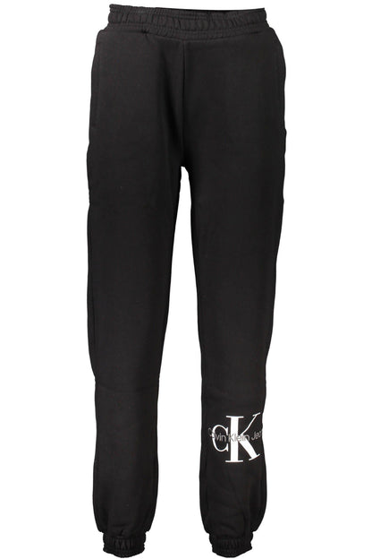 Black Cotton Jeans & Pant