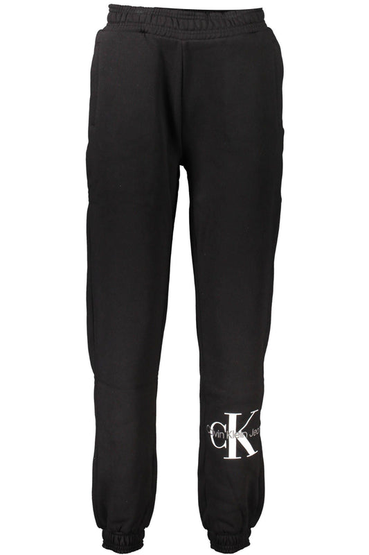 Black Cotton Jeans & Pant