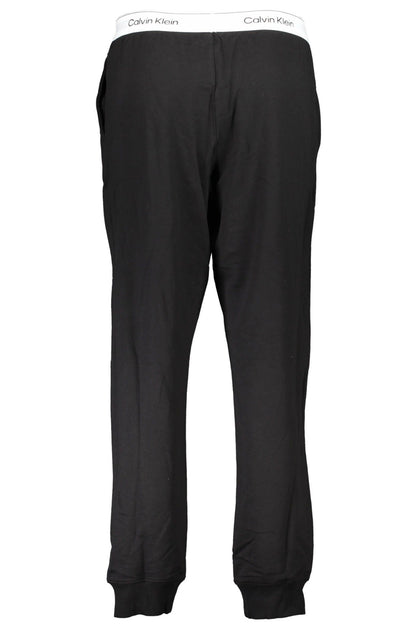 Black Cotton Jeans & Pant