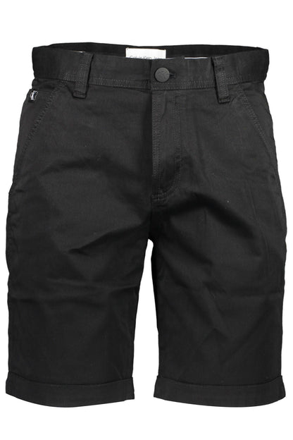 Black Cotton Jeans & Pant