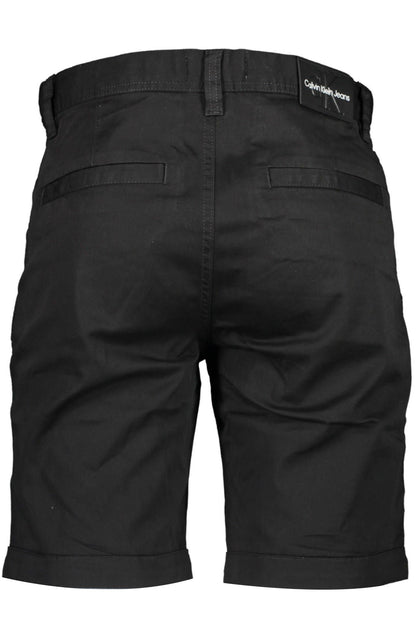 Black Cotton Jeans & Pant