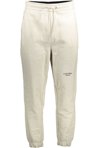 Beige Cotton Jeans & Pant