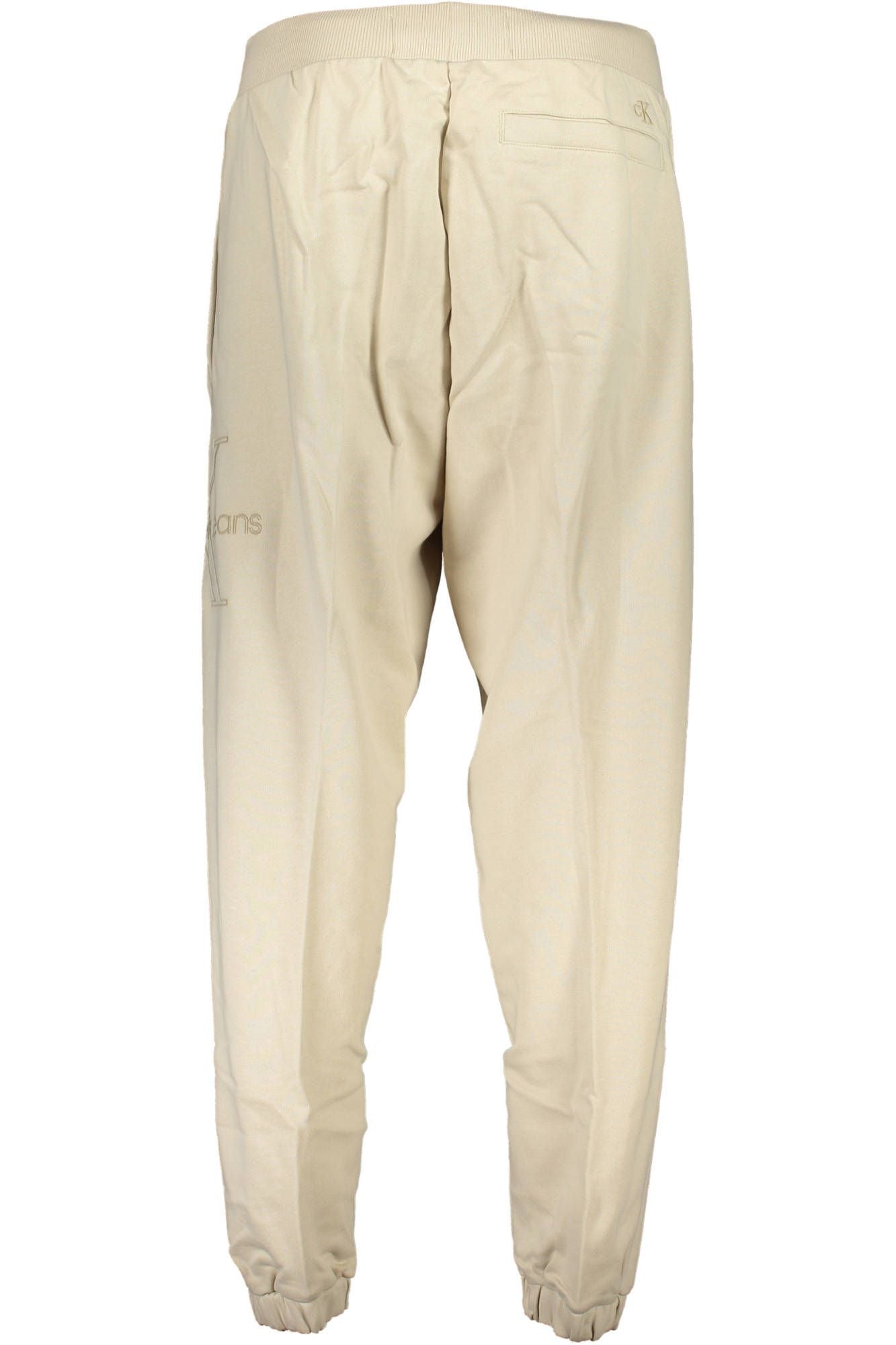 Beige Cotton Jeans & Pant