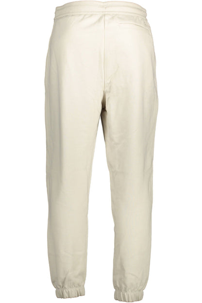 Beige Cotton Jeans & Pant