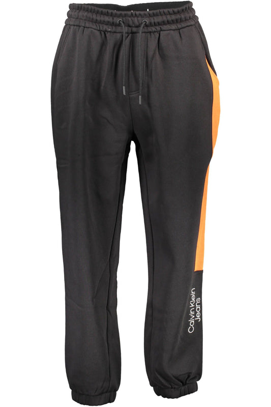Black Cotton Jeans & Pant