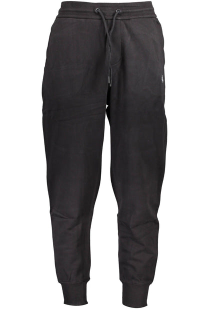 Black Cotton Jeans & Pant