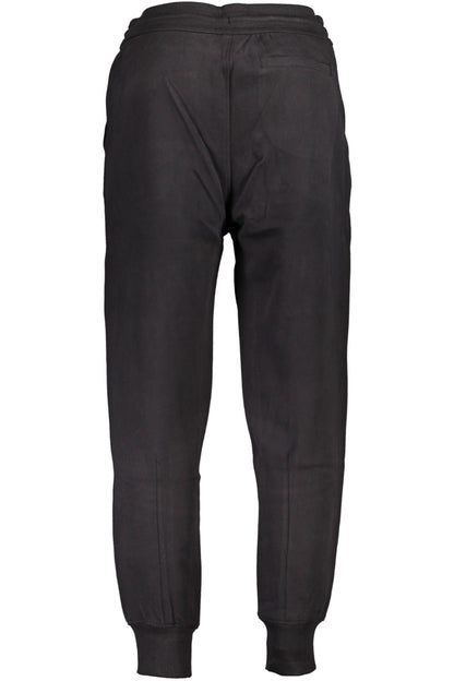 Black Cotton Jeans & Pant