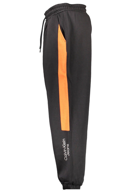 Black Cotton Jeans & Pant