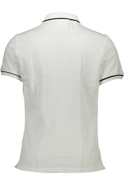White Cotton Polo Shirt