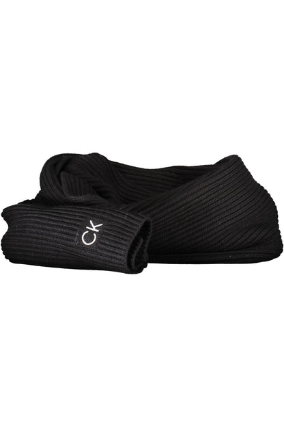 Black Cotton Scarf