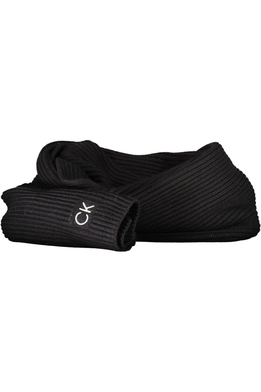 Black Cotton Scarf