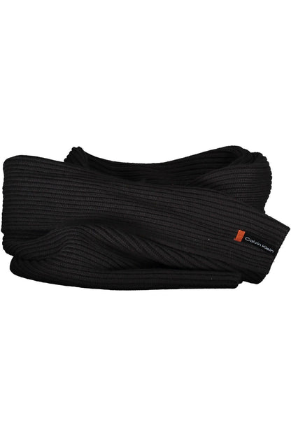 Black Cotton Scarf