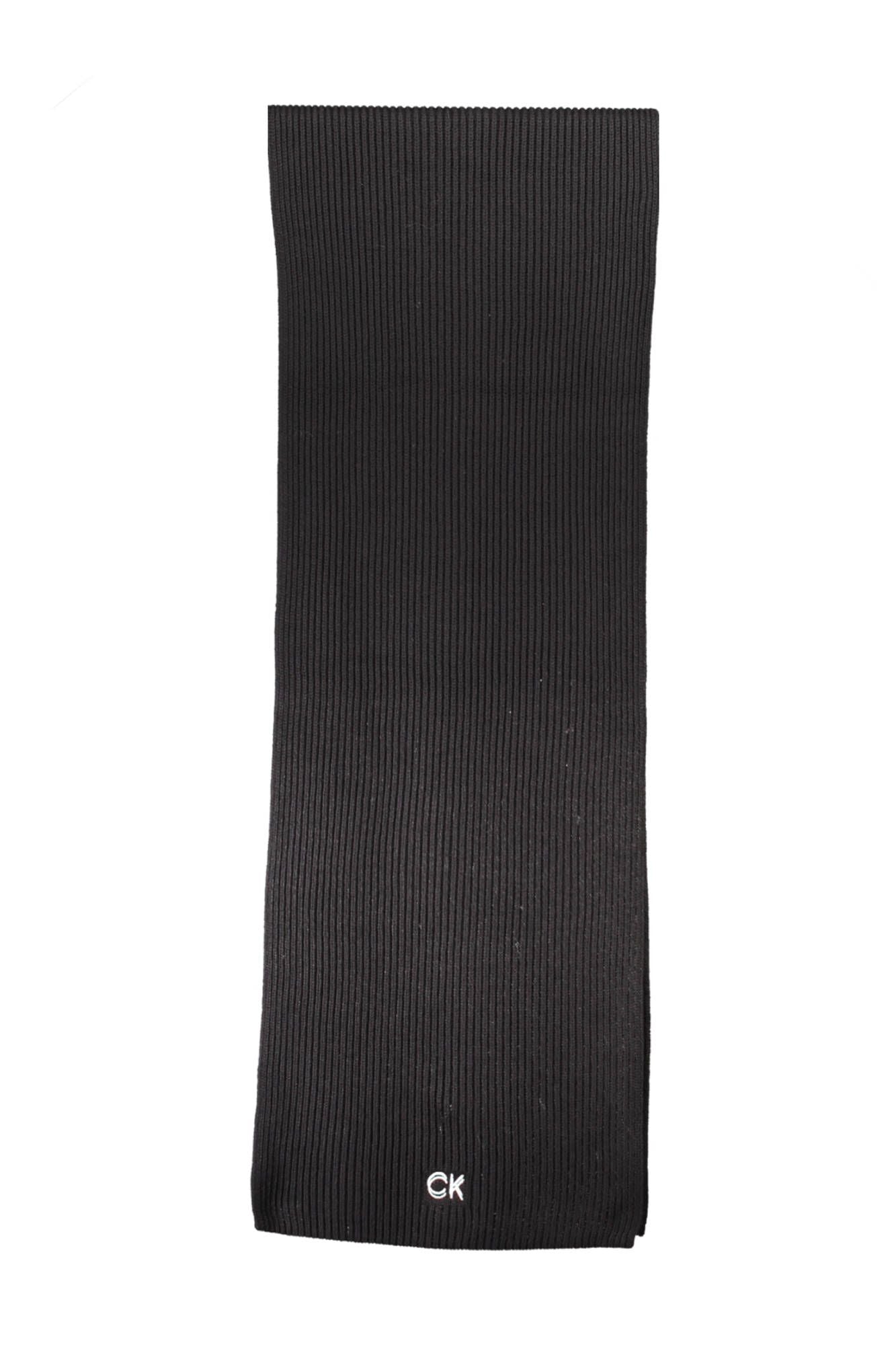Black Cotton Scarf