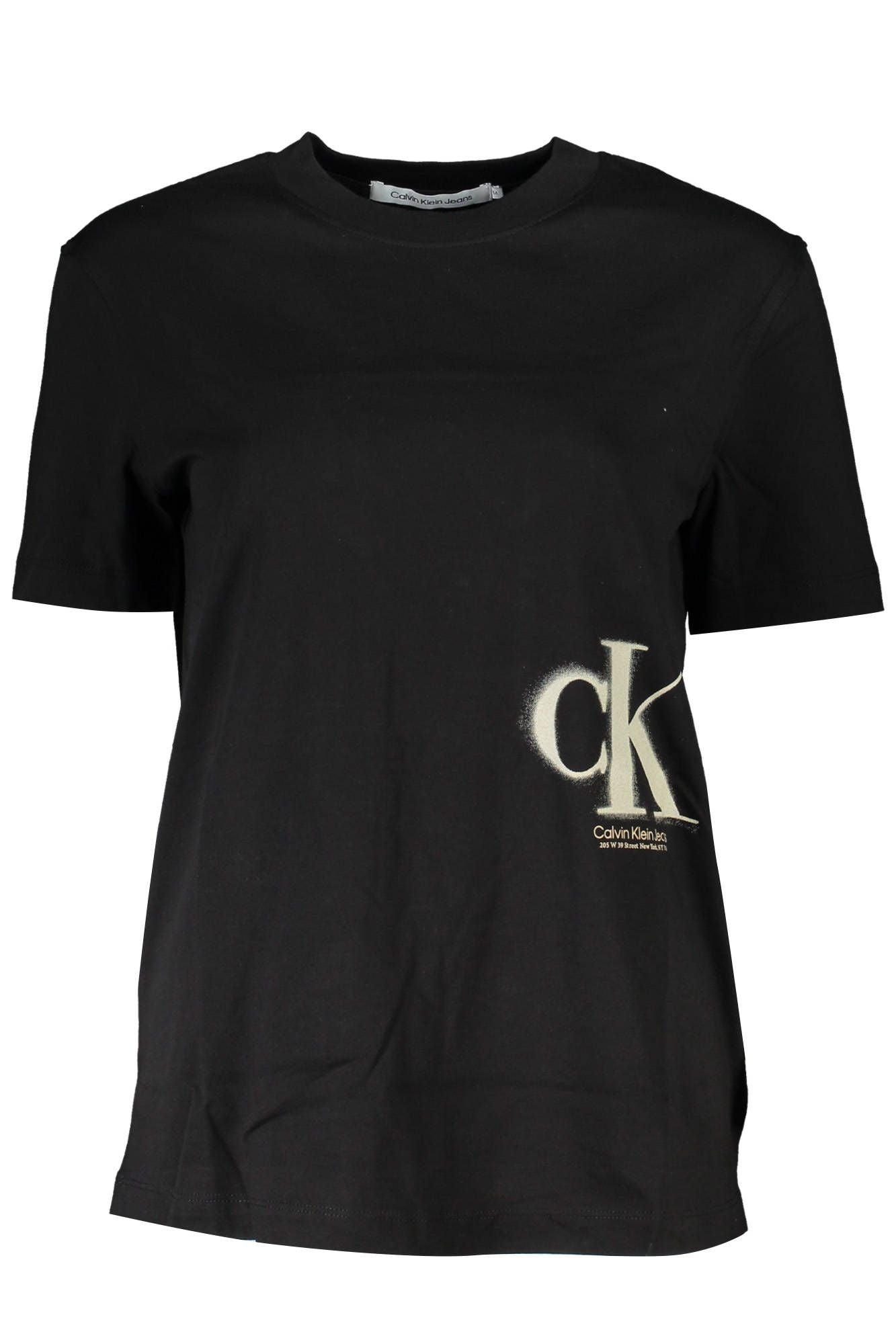 Black Cotton Tops & T-Shirt