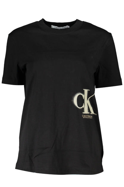 Black Cotton Tops & T-Shirt