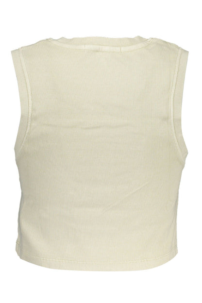 Beige Cotton Tops & T-Shirt