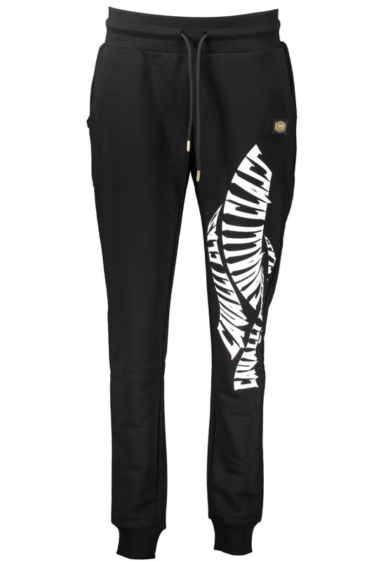 Black Cotton Jeans & Pant