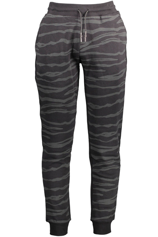 Black Cotton Jeans & Pant