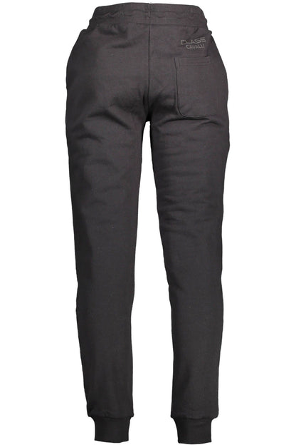 Black Cotton Jeans & Pant