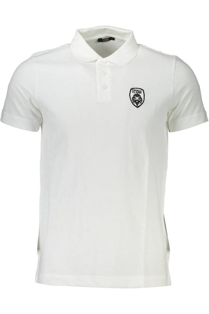 White Cotton Polo Shirt