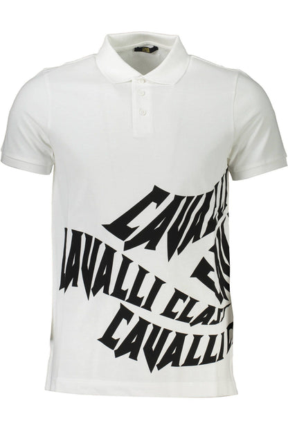 White Cotton Polo Shirt