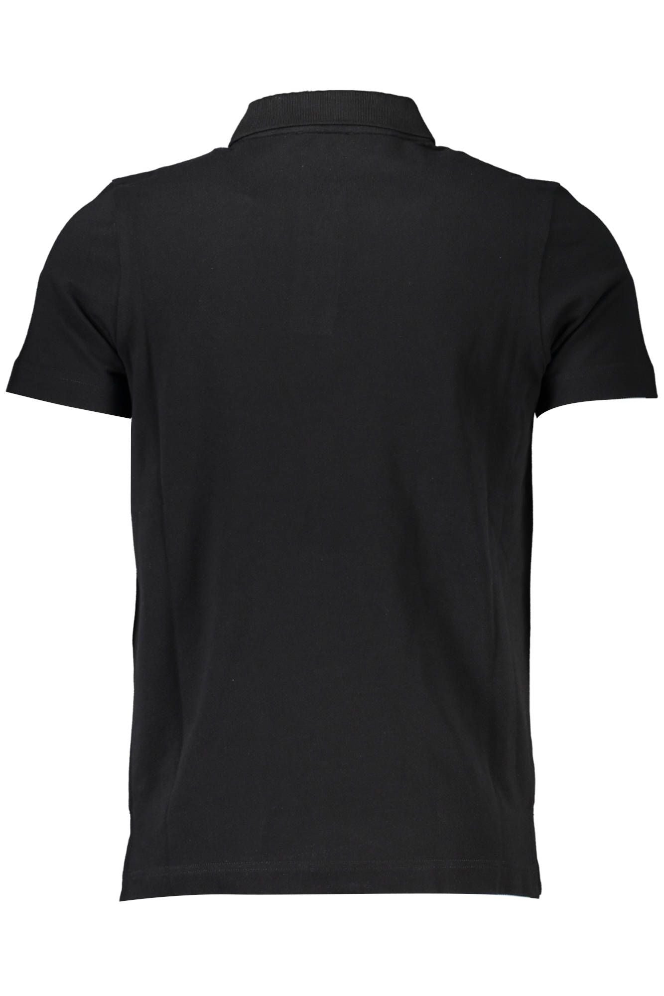 Black Cotton Polo Shirt