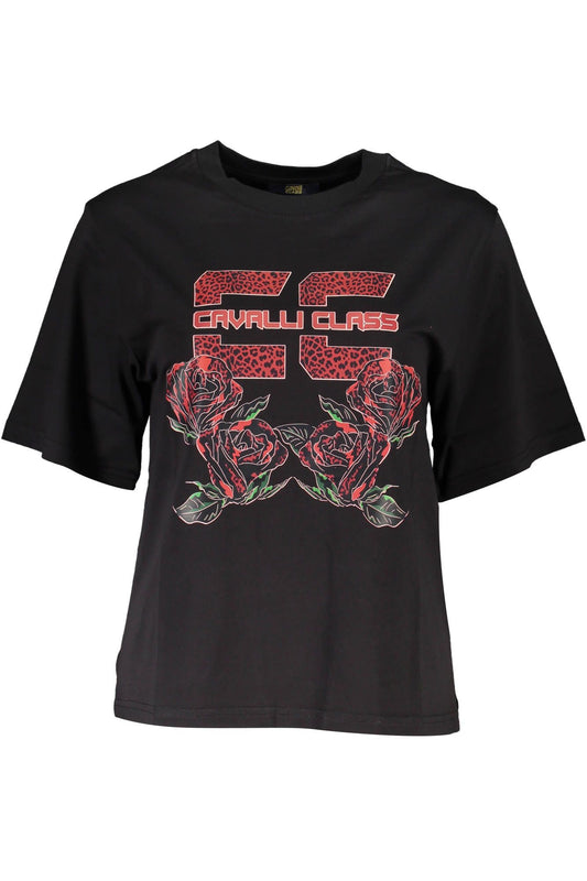 Black Cotton Tops & T-Shirt