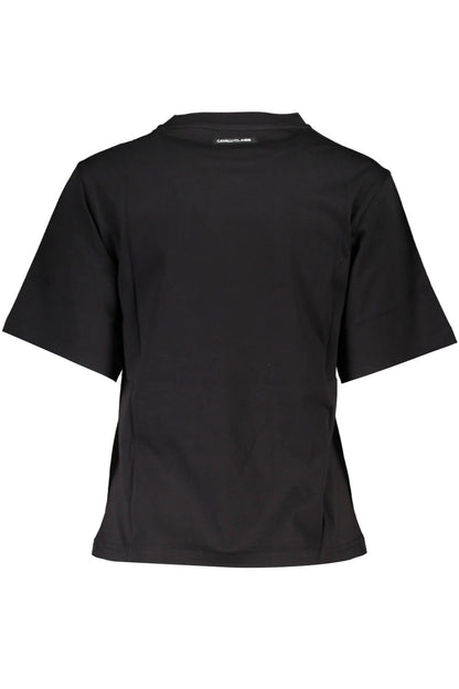 Black Cotton Tops & T-Shirt