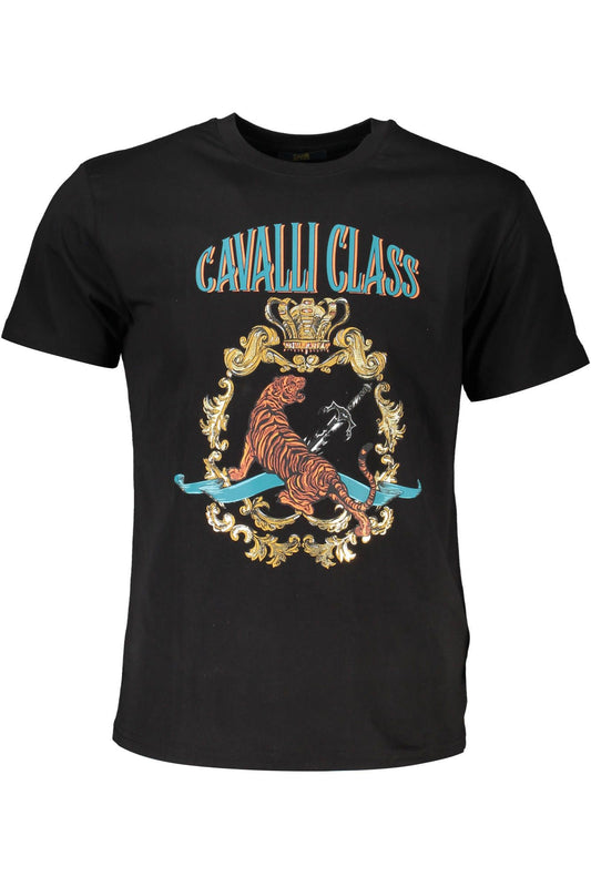 Black Cotton T-Shirt