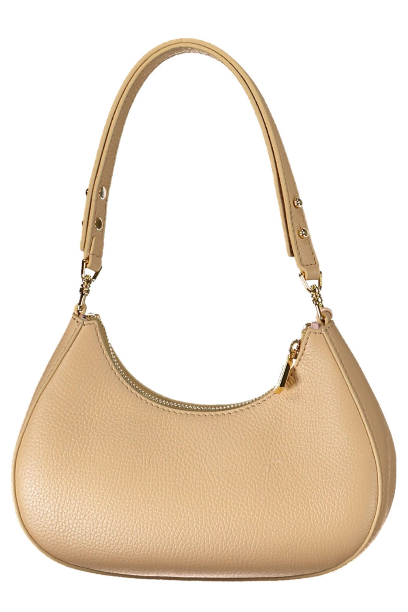 Beige Leather Handbag