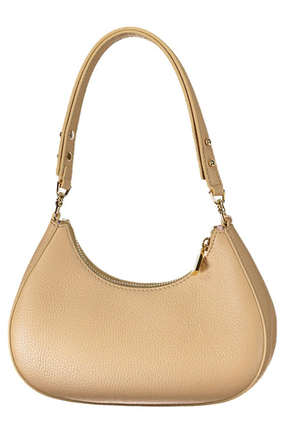 Beige Leather Handbag