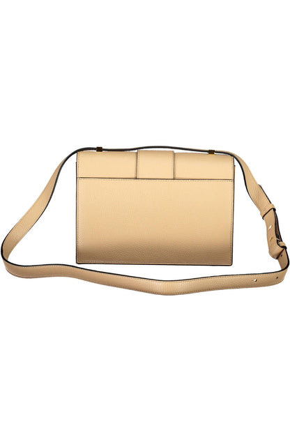 Beige Leather Handbag