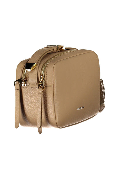 Beige Leather Handbag
