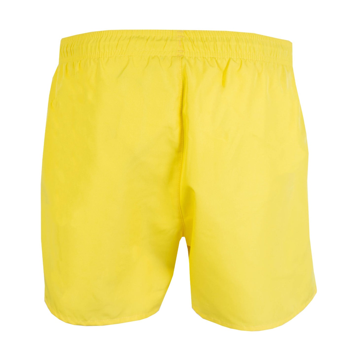 Yellow Swim Shorts Logo Details
