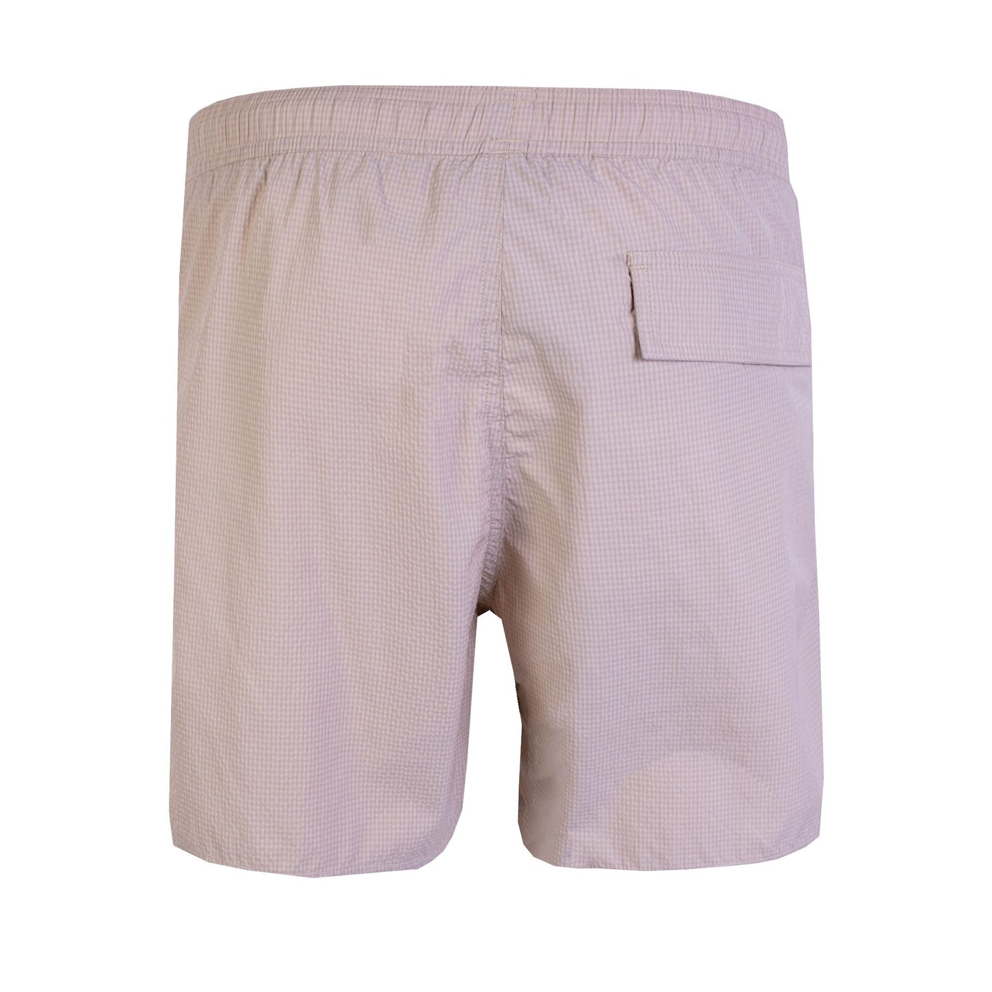 Beige Swim Shorts Logo Details