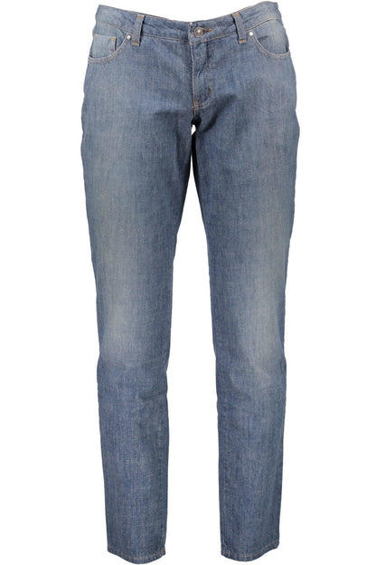 Blue Cotton Jeans & Pant
