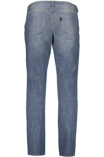 Blue Cotton Jeans & Pant